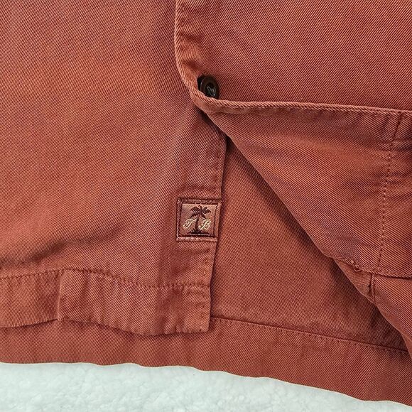 Tommy Bahama Classic 100% Silk Mens Shirt Short Sleeve Size Large Red‎ Color - Picture 8 of 16